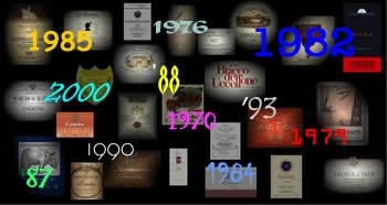 Weine nach Jahrgaengen