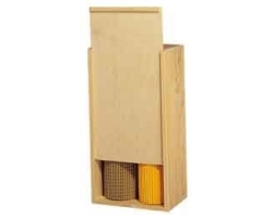 Holzkiste  für Flaschen 2*0,75 Liter